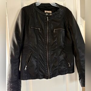 Faux Leather Jacket